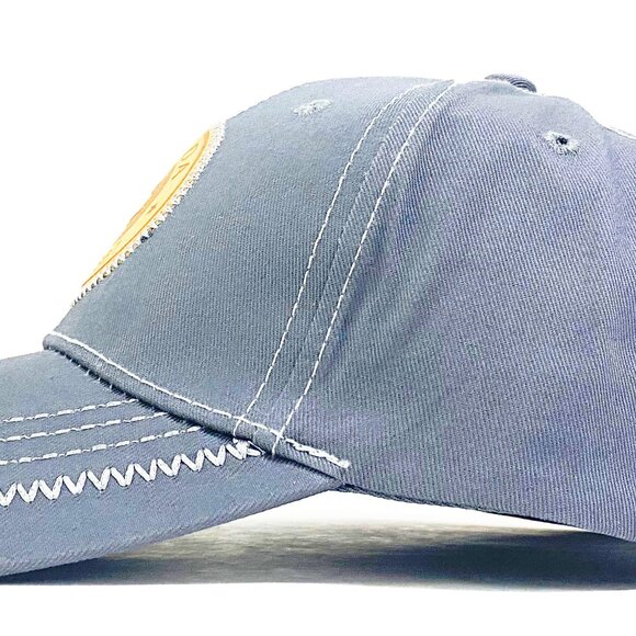 Variety To Go Canadian Baseball Hat, 100% Cotton Maple Leaf Hat (2061 Gray) - Picture 4 of 7